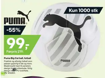 XXL Sport Puma big cat ball, fotball tilbud