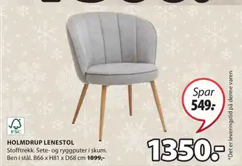 JYSK Holmdrup lenestol tilbud