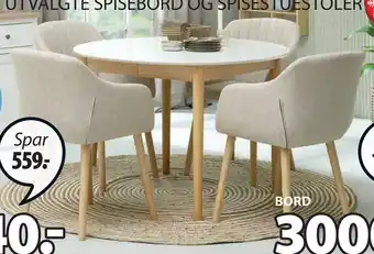 JYSK Adslev stol tilbud