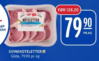 Rema 1000 Svinekoteletter tilbud