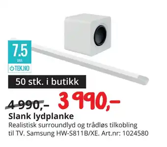 NetOnNet Slank lydplanke tilbud