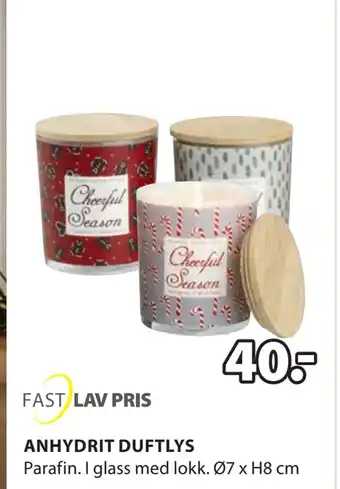 JYSK Anhydrit duftlys tilbud