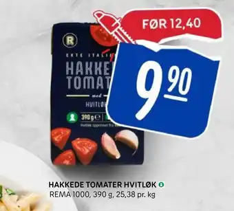 Rema 1000 Hakkede tomater hvitløk tilbud