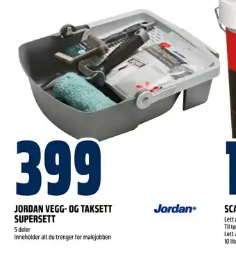 Obs Bygg Jordan vegg- og taksett supersett tilbud