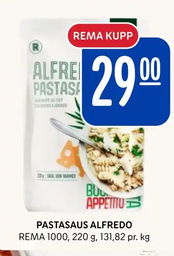 Rema 1000 Pastasaus alfredo tilbud