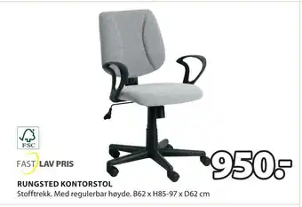 JYSK Rungsted kontorstol tilbud