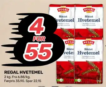Matkroken Regal hvetemel tilbud