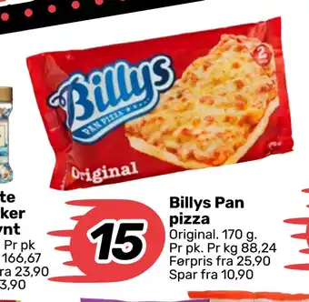 Matkroken Billys pan pizza tilbud
