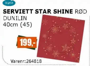 Kontorspar SERVIETT STAR SHINE tilbud