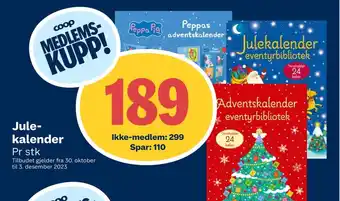 Coop Marked Jule-kalender tilbud