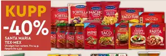 Coop Mega SANTA MARIA TEX-MEX tilbud