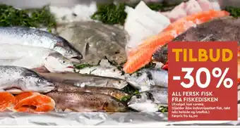 Coop Mega ALL FERSK FISK FRA FISKEDISKEN tilbud