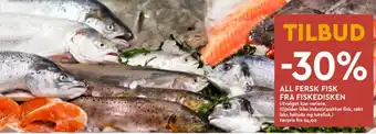 Coop Mega ALL FERSK FISK FRA FISKEDISKEN tilbud