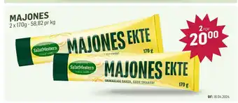 Holdbart Majones tilbud