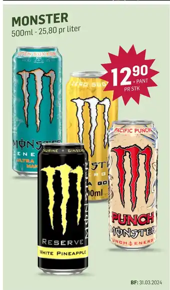 Holdbart Monster tilbud