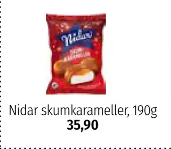 Nille Nidar skumkarameller tilbud