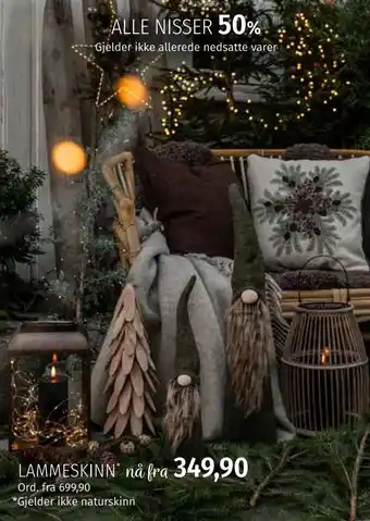Nille Lammeskinn tilbud