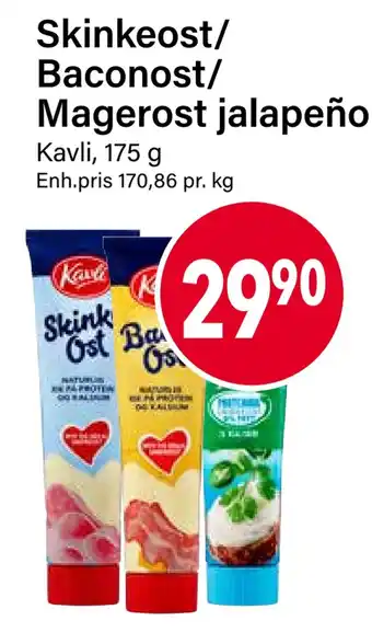 Nærbutikken Skinkeost/ baconost/ magerost jalapeño tilbud