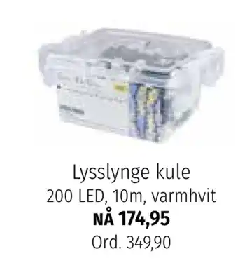 Nille Lysslynge kule tilbud