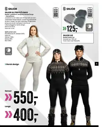 Sport Outlet Snjor ulltrøye/longs tilbud