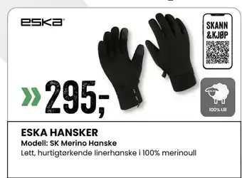 Sport Outlet Eska hansker tilbud