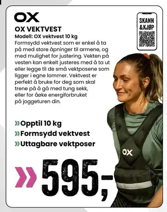 Sport Outlet Ox vektvest tilbud