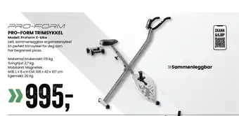 Sport Outlet Pro-form trimsykkel tilbud