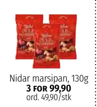 Nille Nidar marsipan tilbud
