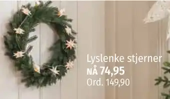 Nille Lyslenke stjerner tilbud