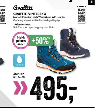 Sport Outlet Graffiti vintersko tilbud