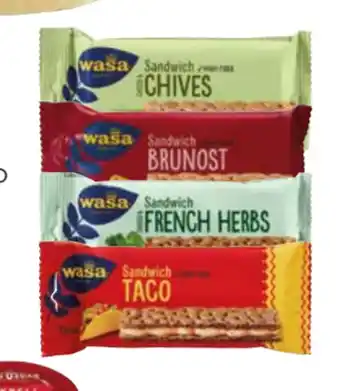 Meny Wasa sandwich tilbud