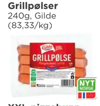 Meny Grillpølser tilbud