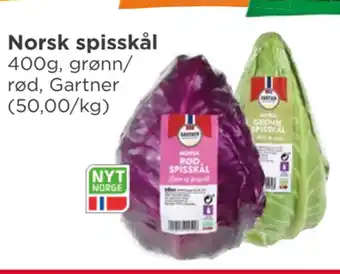 Meny Norsk spisskål tilbud
