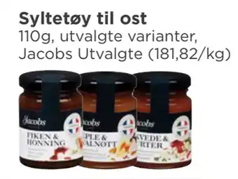 Meny Syltetøy til ost tilbud