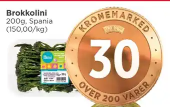 Meny Brokkolini tilbud