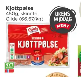 Meny Kjøttpølse tilbud
