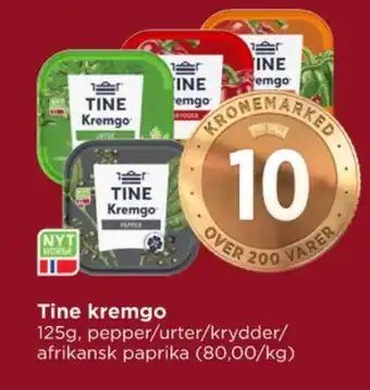 Meny Kremgo smøreost tilbud