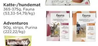 Meny Fauna kattemat tilbud