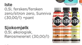 Meny Sunniva iste tilbud