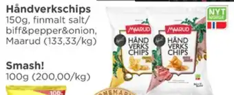 Meny Maarud chips tilbud