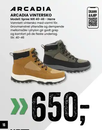 Sport Outlet ARCADIA VINTERSKO tilbud
