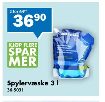 Biltema Spylervæske 3 l tilbud