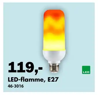 Biltema Led-flamme, e27 tilbud