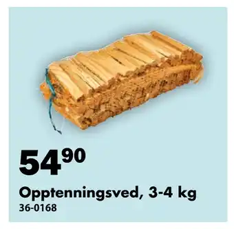 Biltema Opptenningsved 3-4 kg tilbud