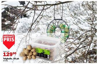 Biltema Talgbolle, 50 pk tilbud