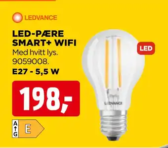 jem & fix Led-pære smart+ wifi tilbud