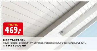 jem & fix Mdf takpanel tilbud