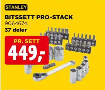 jem & fix Bitssett pro-stack tilbud