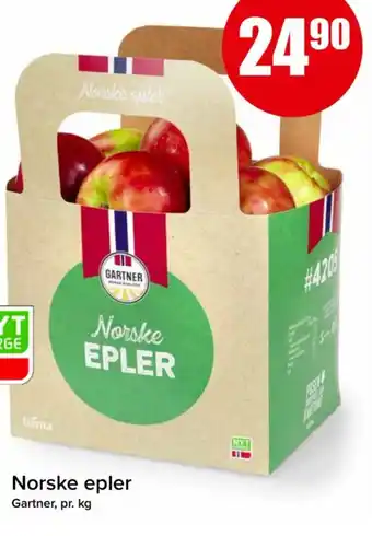 Spar Norske epler tilbud