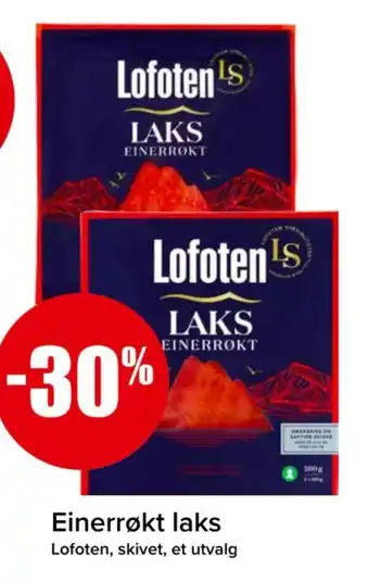 Spar Einerrøkt laks tilbud